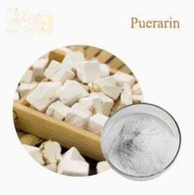 Farmaceutische cosmetische grondstoffen Natuurlijke Puerarin 98% CAS 3681-99-0 Gezondheid